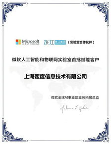 蜜度信息攜手微軟人工智能與物聯網實驗室，共啟AI應用軟件開發新篇章